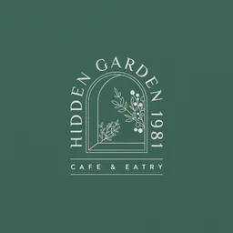 Hidden Garden 1981 cafe logo