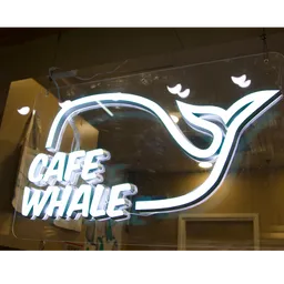 Cafe whale logo