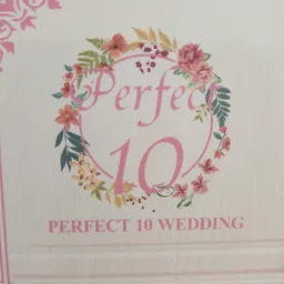 Perfect 10 wedding logo