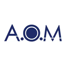 A.O.M logo